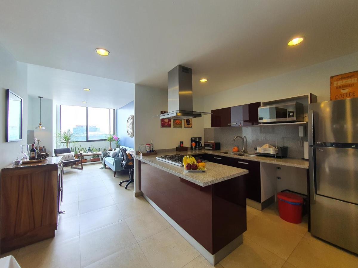 Blue Horse Apartment In New Polanco. Мехико Экстерьер фото
